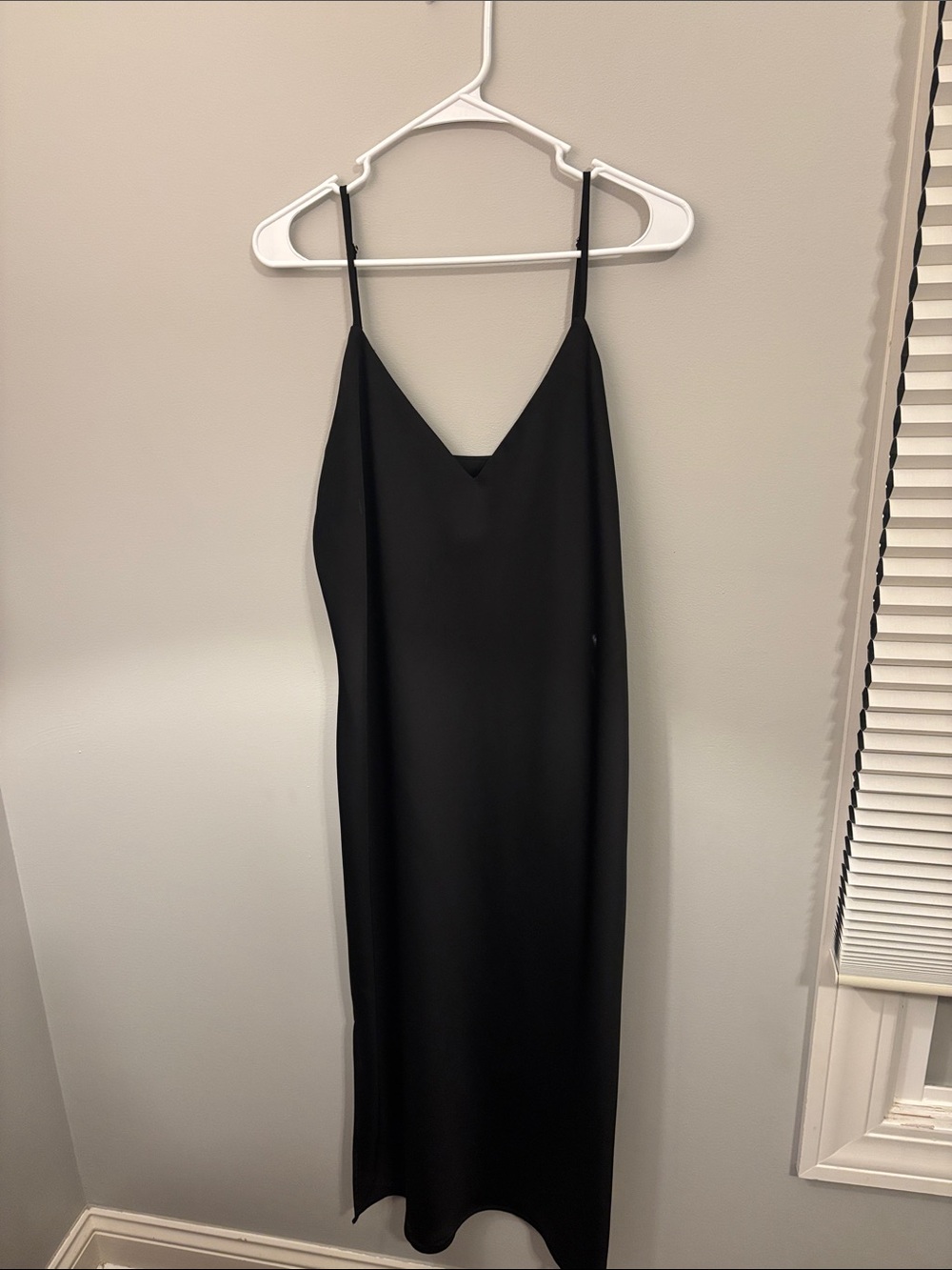 Gianni Bini Black Slip Maxi Dress